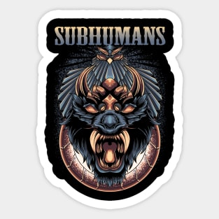 SUBHUMANS BAND Sticker